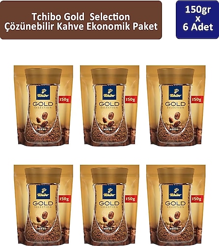 Tchibo Gold Selection Granül Kahve 150 gr 6'lı