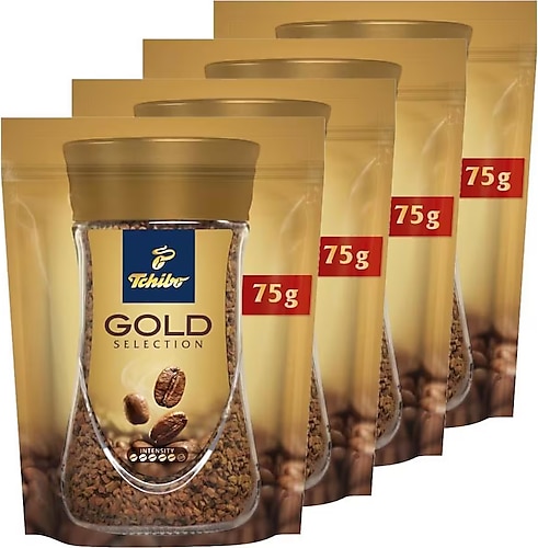 Tchibo Gold Selection Granül Kahve 75 gr 4'lü