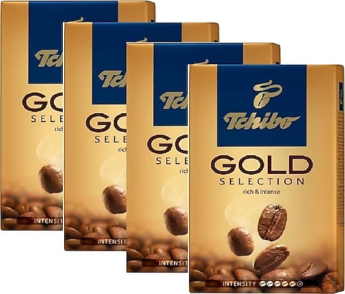 Tchibo Gold Selection Orta Sert-Sert İçim Kağıt Filtre Polonya Filtre Kahve 4 x 250 gr