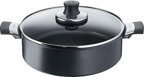 Tefal Excellence 6X 28 cm Kısa Titanyum Tencere