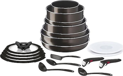 Tefal Ingenio XL Intense Titanyum 2X 19 Parça Maxi Tava Tencere Seti