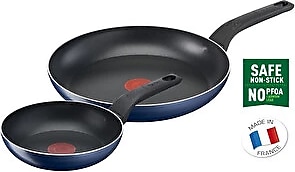 Tefal Titanyum 1x Easy Cook'n Clean Difüzyon Tabanlı 2'li 20-28 cm Tava Seti
