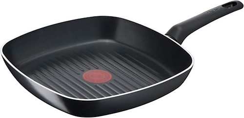 Tefal Titanyum 1X SimpleCook Difüzyon Tabanlı Kare 26 cm Izgara Tavası