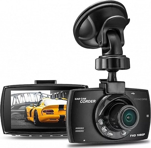 Teknomila Full Hd Araç Oto Yol Kayıt Kamerası Gece Görüşlü - Siyah
