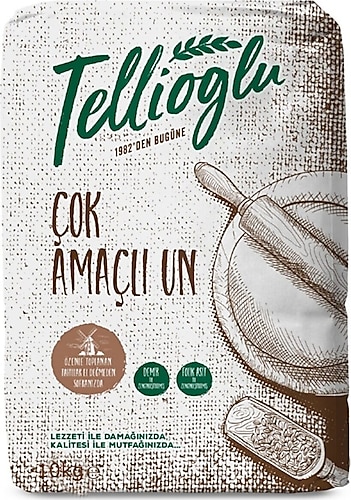 Tellioğlu 10 kg Çok Amaçlı Un