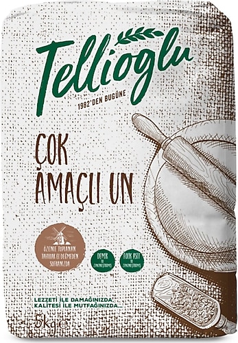 Tellioğlu 5 kg Çok Amaçlı Un