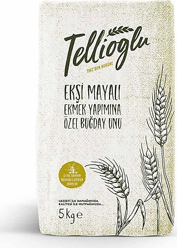 Tellioğlu Ekşi Mayalı Ekmek Yapımına Özel Buğday Unu 5 kg