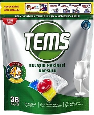 Tems Bulaşık Makinesi Tableti 36'lı