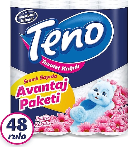 Teno Pudra Kokulu 48'li Tuvalet Kağıdı