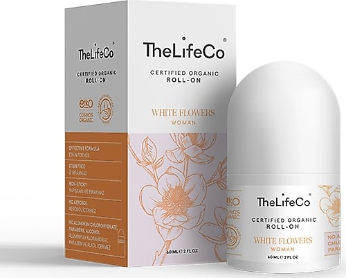 The Lifeco Organik Roll-on Deodorant White Flowers 60 ml