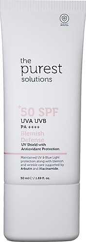 The Purest Solutions Lekeli Ciltler için 50 Faktör Renkli Güneş Kremi 50 ml