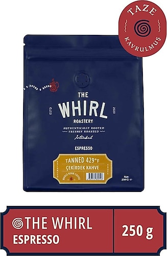 The Whirl Espresso Tanned 429°F Çekirdek Kahve 250 gr