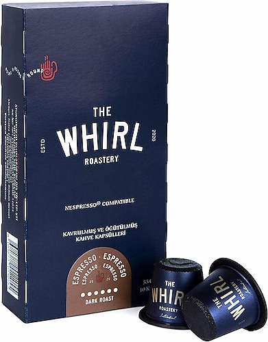 The Whirl Roastery Espresso Dark Kapsül Kahve 10'lu