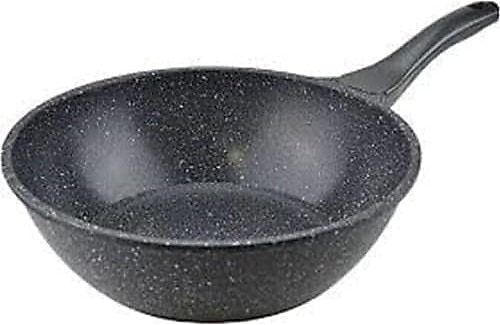 Thermoad Gri 28 cm Granit Döküm Wok Tava