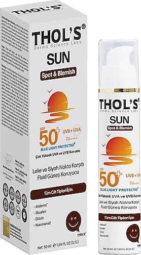 THOL'S SUN Spot&Blemish (TB16) Fluid Güneş Koruyucu - 50 ml Leke ve Siyah Nokta Karşıtı Fluid Güneş Koruyucu