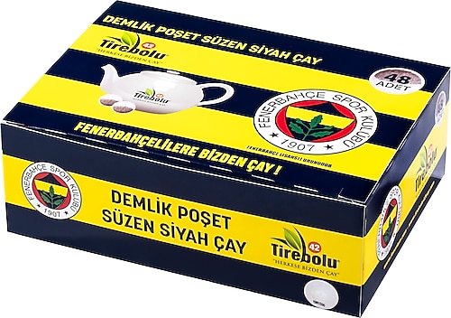 Tirebolu 42 Fenerbahçe Lisanslı Taraftar 48'li Demlik Poşet Çay
