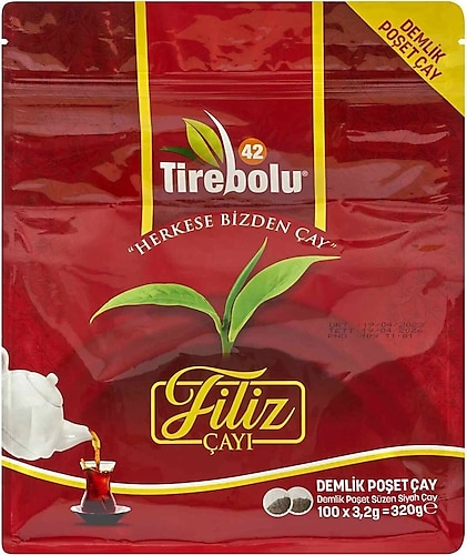 Tirebolu 42 Filiz 3.2 gr 100'lü Demlik Poşet Çay