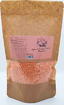TLOS FARM Organik Kırmızı Toptane Mercimek Net 500gr