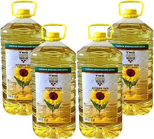 TMO Ayçiçek Yağı 5 lt Pet 4'lü