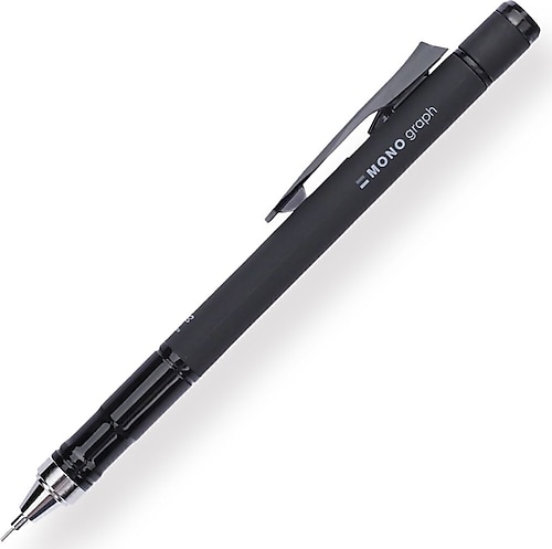 Tombow Mono Graph Grayscale Color 0.5 mm Mekanik Uçlu Kalem