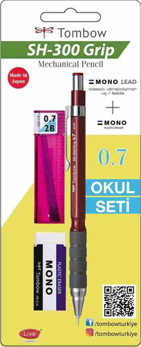 Tombow SH-300 Grip 0.7 mm Versatil Uçlu Kalem Seti