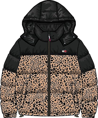 Tommy Hilfiger TJW CLBK LEO ALASKA PUFFER Kadın Dış Giyim, Bej, M
