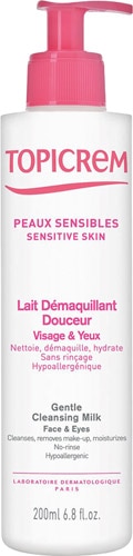 Topicrem Gentle Cleansing Milk Face & Eyes 200 ml Makyaj Temizleme Sütü