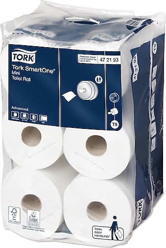 Tork SmartOne İçten Çekmeli Mini 112 mt 12'li Tuvalet Kağıdı