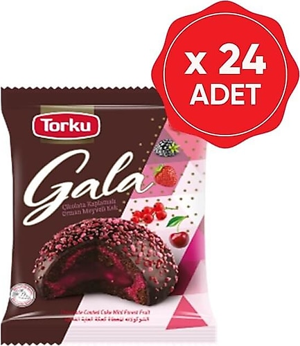 Torku Gala Orman Meyveli 50 gr 24'lü Paket Kek