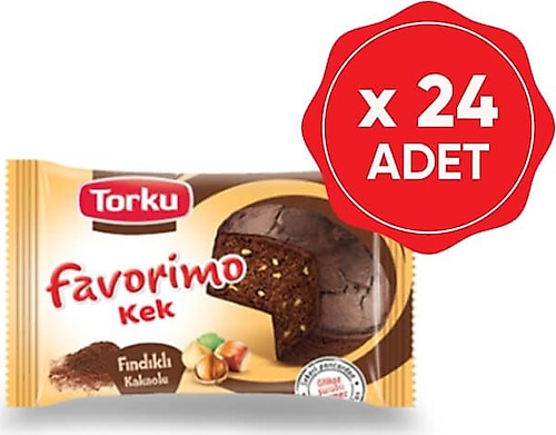 Torku Kakaolu Fındıklı 35 gr 24'lü Paket Kek