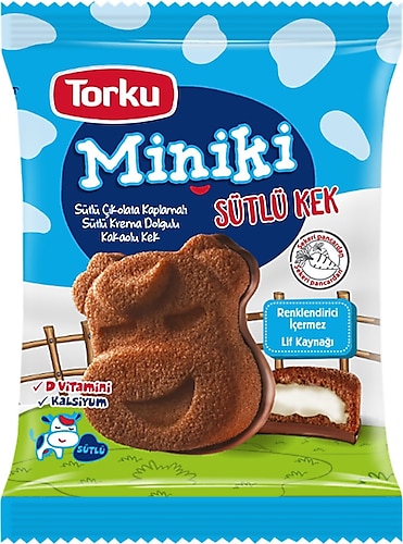 Torku Miniki Sütlü Dolgulu Kek 40 gr