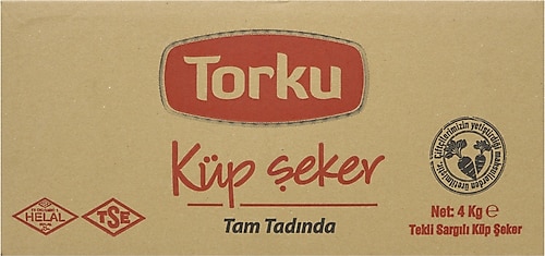 Torku Tek Sargılı Küp Şeker 4 kg