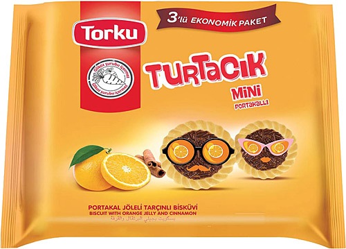 Torku Turtacık Portakallı Bisküvi 3x102 gr
