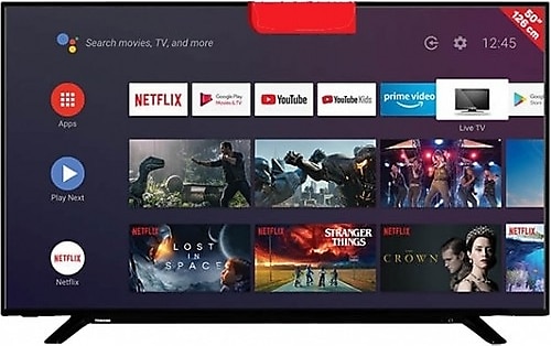 Toshiba 50UA2063DT 4K Ultra 50" 127 Ekran Uydu Alıcılı Android Smart LED TV