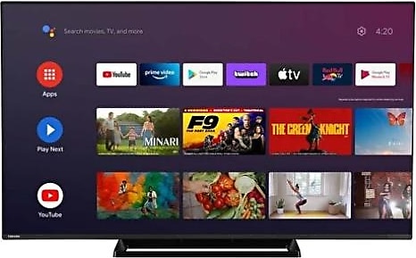 Toshiba 55UA3E63DT 4K Ultra HD 55" 140 Ekran Uydu Alıcılı Android Smart LED TV