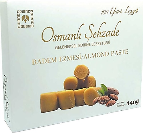 Trakya Doğal Market Badem Ezmesi 440 gr. Osmanlı Şehzade