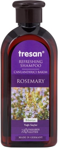 Tresan Biberiye Özlü Yağlı Saçlar için Şampuan 300 ml