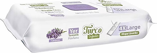 Turco Doğadan Lavanta Yer Temizlik Havlusu 50 Yaprak