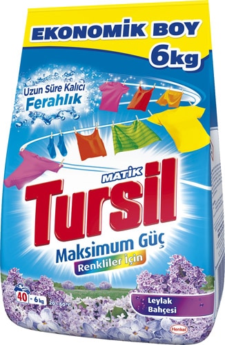 Tursil Matik Leylak Bahçesi 6 kg Toz Çamaşır Deterjanı