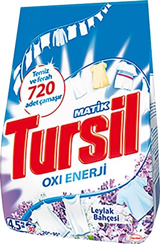 Tursil Matik Leylak Bahçesi Beyazlar ve Renkiler için 4.5 kg Toz Deterjan