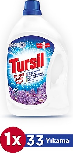 Tursil Matik Power Jel Sıvı Çamaşır Deterjanı Leylak Bahçesi 33 Yıkama - 2,14 lt