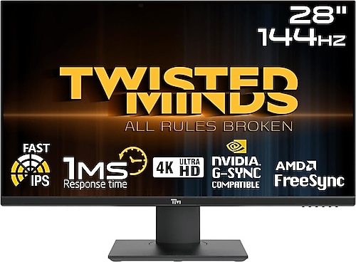 Twisted Minds TM28EUI 28" 1 ms 4K IPS Oyuncu Monitörü