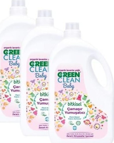U Green Clean Baby Bitkisel Çamaşır Yumuşatıcısı 2750 ml 3 Adet