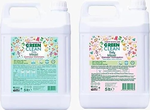 U Green Clean Baby Çamaşır Deterjanı Ve Çamaşır Yumuşatıcı 2' Li Set 5 L