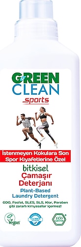 U Green Clean Sports Bitkisel Sıvı Deterjan 1 lt