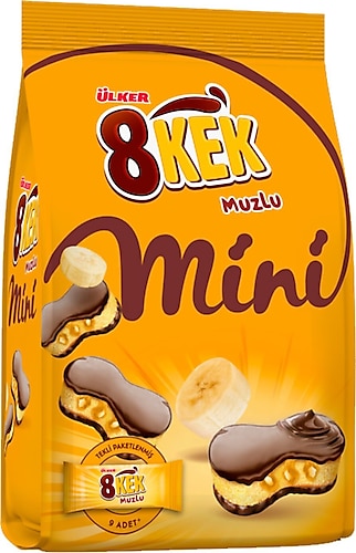 Ülker 8 Kek Muzlu Mini 162 gr
