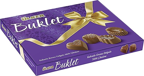 Ülker Buklet Krema Dolgulu Çikolata 200 gr