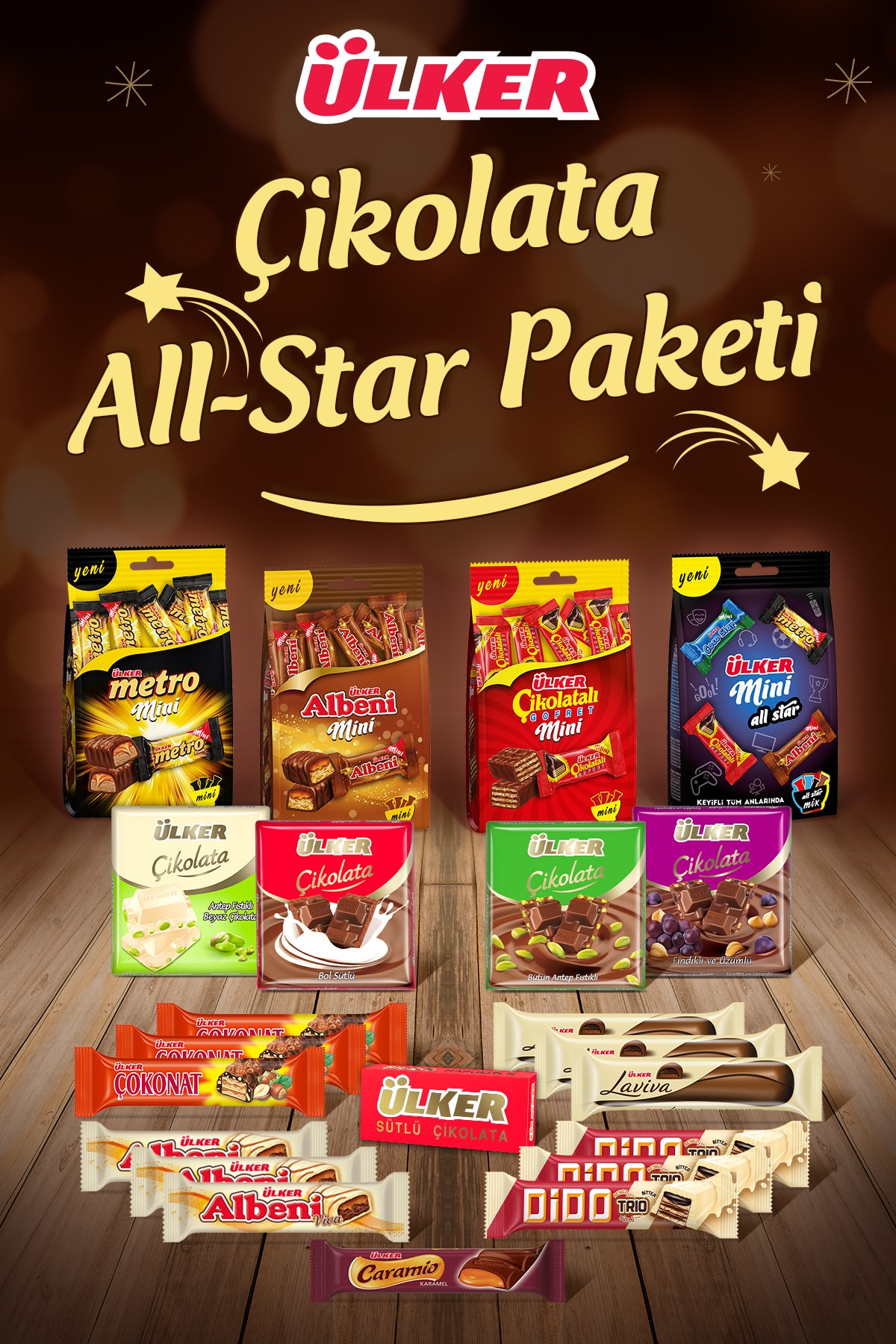Ülker Çikolata All Star Paketi