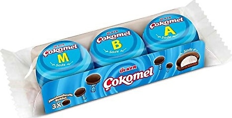 Ülker Çokomel Marshmallow Bisküvi 3x12 gr