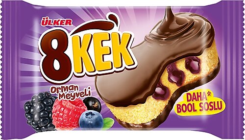 Ülker Dankek 8 Kek Orman Meyveli 55 gr 24'lü